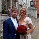 at the wedding